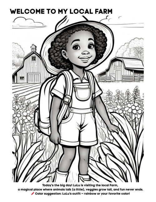 Learning is Fun: LuLu Goes to the Farm (Learning is Fun Affirmation Series)