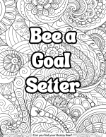 Affirmation Coloring Book (Color with Confidence Series) Paperback